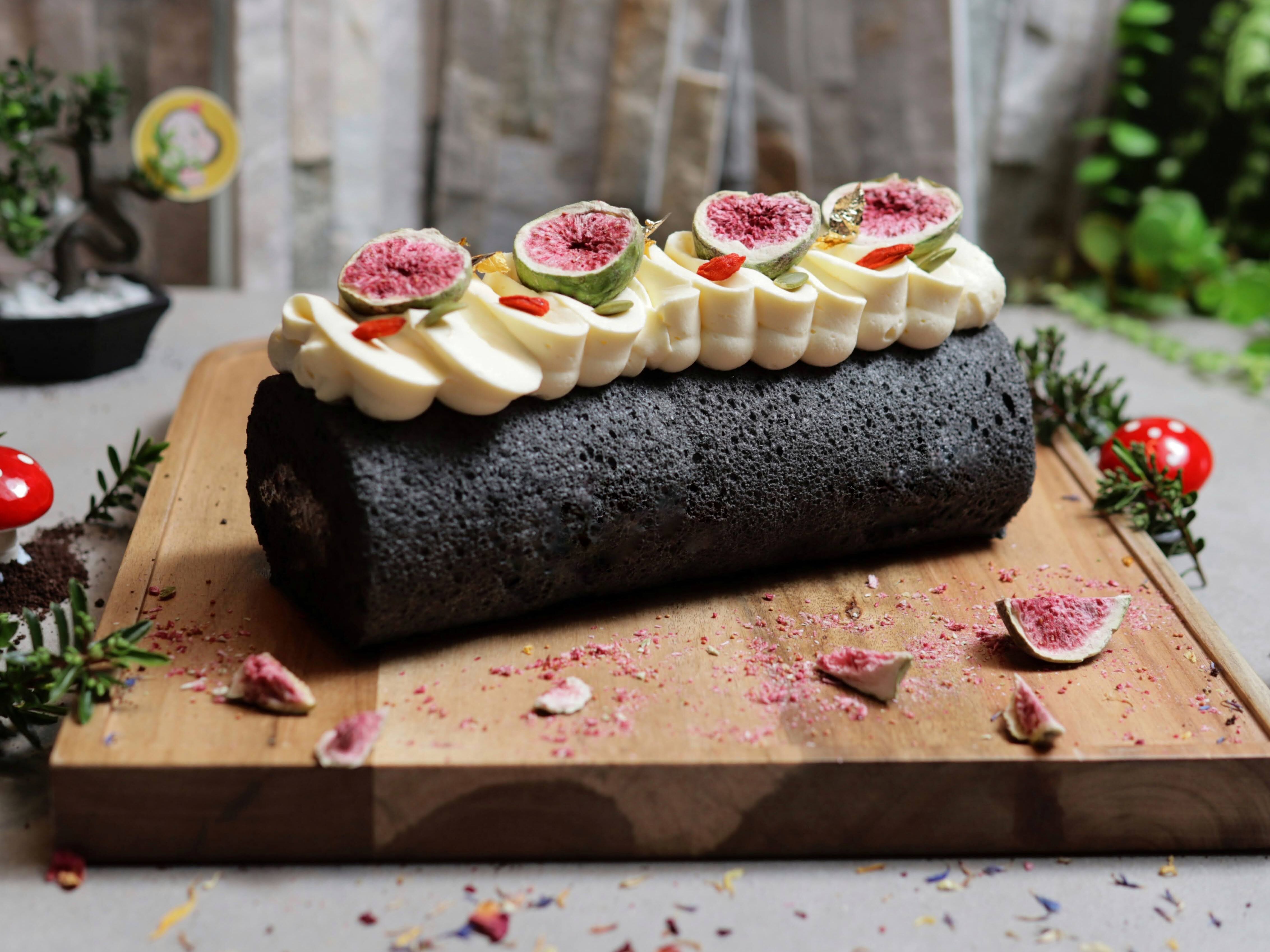 Baking - Cake roll - Black Sesame 01-01