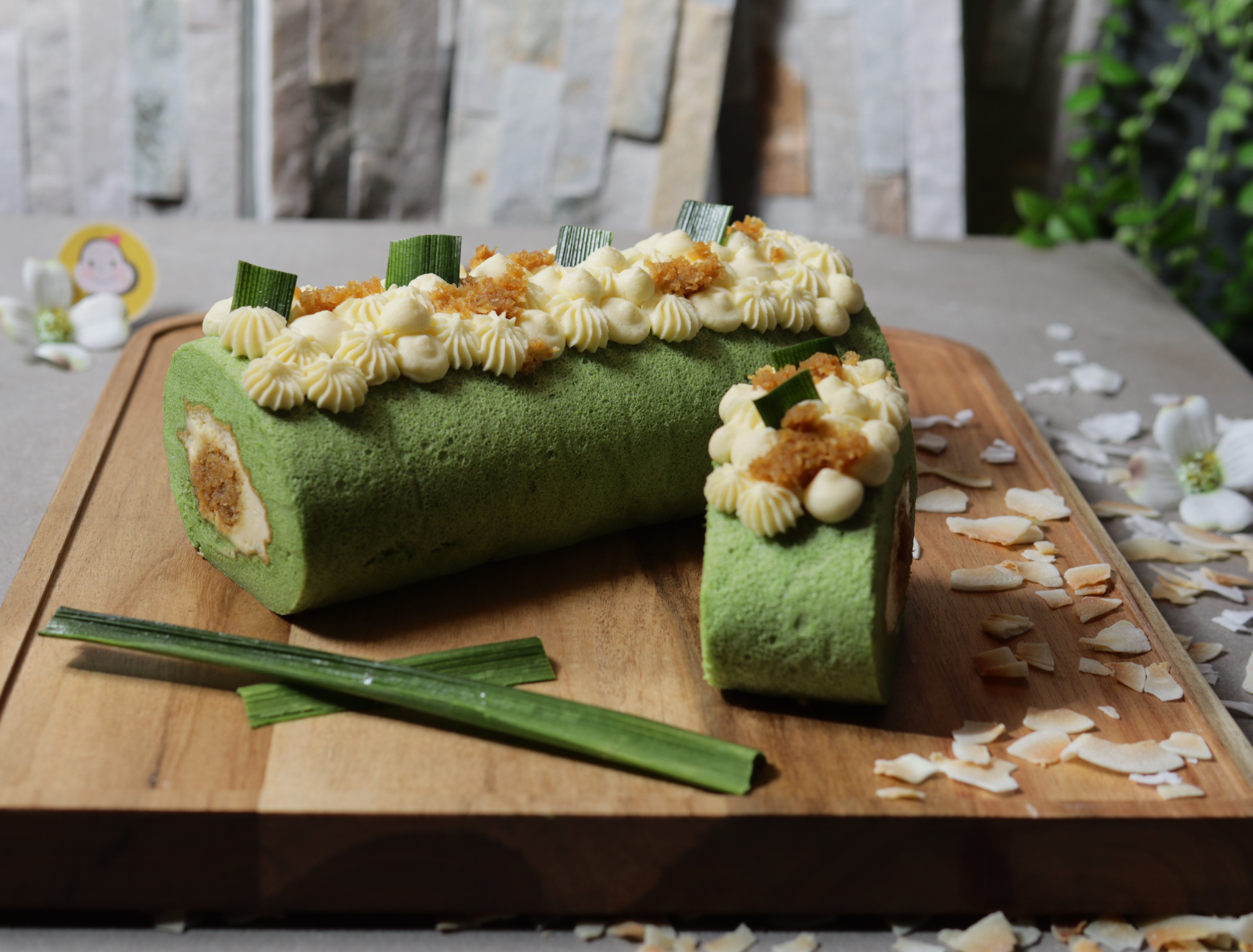 Cake Roll - Pandan