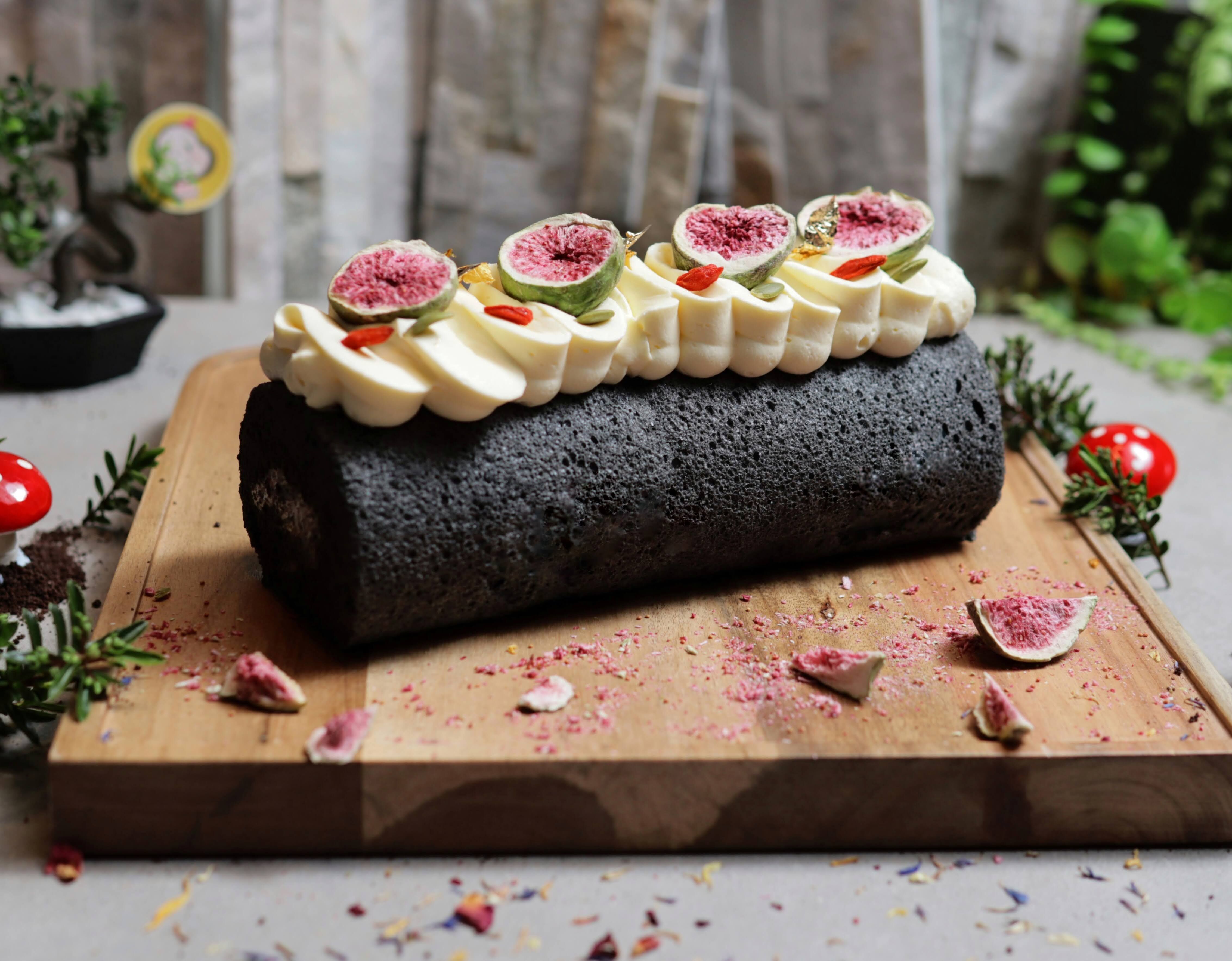 Baking - Cake roll - Black Sesame 01-01