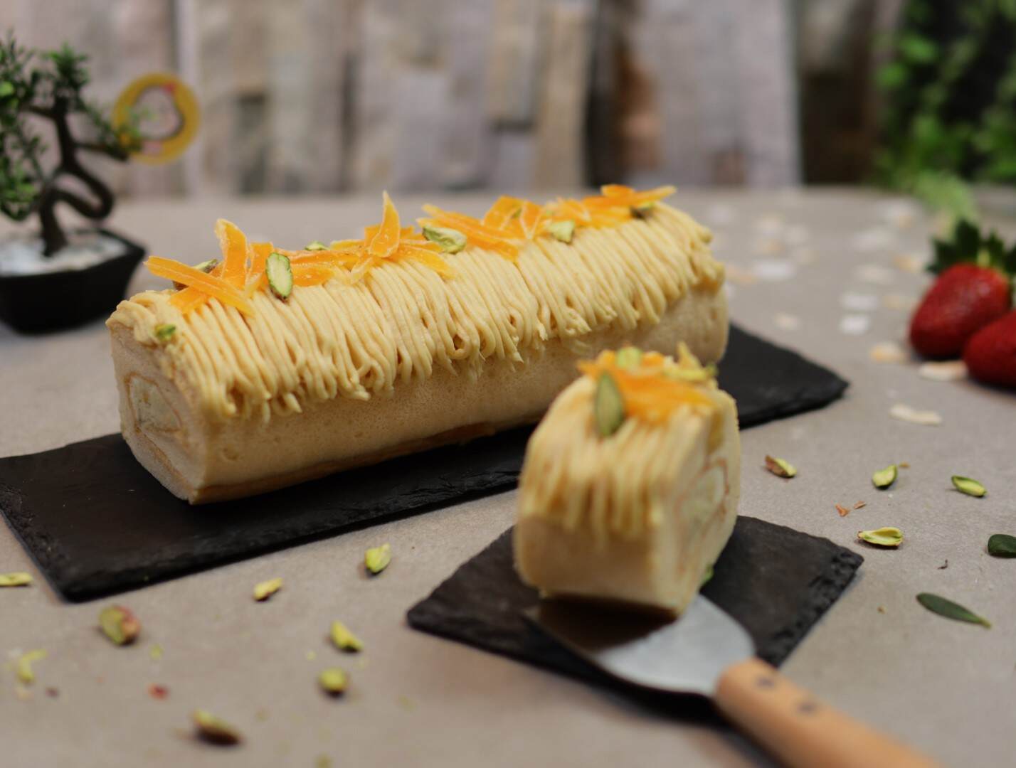 Baking - Cake Roll - Duriang 02